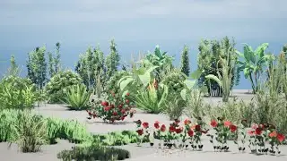 Animation of Game Plants by unreal engine with asset download link