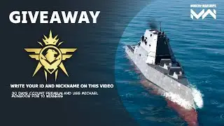 GIVEAWAY USS MICHAEL MONSOOR & 30 DAYS ACCOUNT PREMIUM - Modern Warships