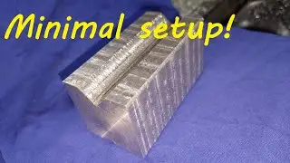 Making a V-Block Using a Rotary Table