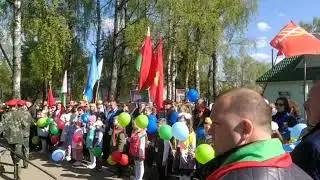 Митинг в Чаусах ко Дню Победы