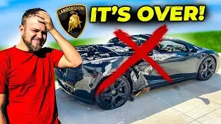 I WAS FORCED TO SELL MY BURNT TWIN TURBO LAMBORGHINI!