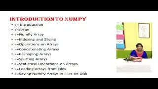 NUMPY ARRAY | PYTHON TUTORIALS | NDARRAY