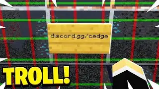 I left a DISCORD link inside a Minecraft XRAY TRAP..
