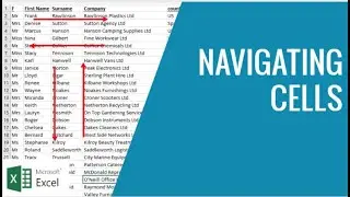 Shortcuts to Navigate Through Excel Sheets and Cells