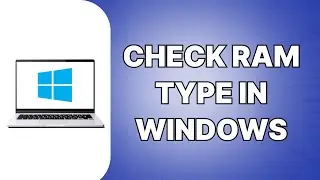 How To Check Ram Type On PC (SIMPLE)