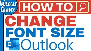 Change font size in Outlook
