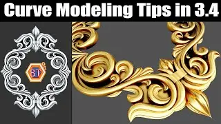 Blender Tutorial - Curve Modeling Tips in 3.4