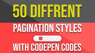50 Best pagination styles | CSS and Javascript Pagination | CSS Pagination