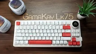 The Keyboard With A LCD Display and Ultra Silent Switches - GamaKay LK75 Mechanical Keyboard Review