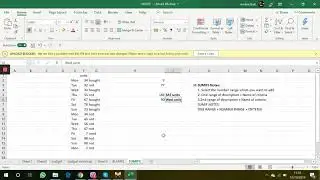 SUMIF LOGICAL EXCEL FUNCTIONS