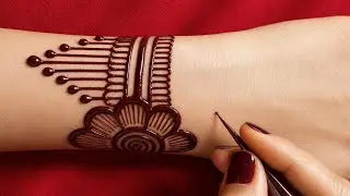 New stylish full hand mehndi design | easy front hand mehndi | simple mehandi ka design | mehndi