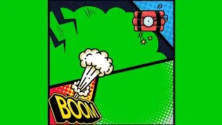 MARVEL COMIC GREEN SCREEN EFFECT
