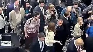 Surveillance video shows Trump campaign manager assaulting reporter