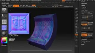 Maya to ZBrush to UDK - Part 23 - Exporting the normal and displacement maps.