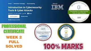 Introduction to Cyber Security Tools & Cyber Attacks - Week 2 Solved | Coursera IBM Certificate 2020