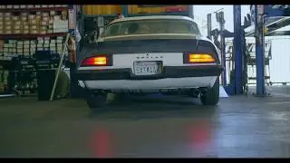1973 Pontiac Firebird 350 Before /After Hedmen Hedders & Flowmaster Full Exhaust System