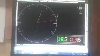 Clock on AutoCAD By VBA