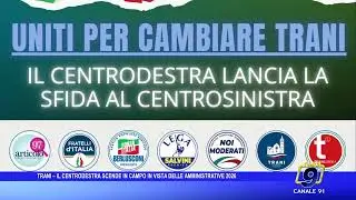 Trani – The center-right takes the field ahead of the 2026 local elections.