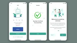 OTP Verification Welcome Page | Figma Tutorial for Beginners