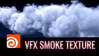 VFX Smoke Trail Texture - Houdini
