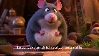 KEDİDEN KAÇAN FARE HİKAYESİ TÜRKÇE ALTYAZI VE İNGİLİZCE VE TÜRKÇE SESLENDİRME