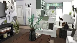 MAXIS MATCH FAMILY APARTMENT  | The Sims 4 | CC Speed Build + CC LINKS