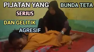 PIJATAN YANG SERIUS DAN GELITIK AGRESIF BUNDA TETA