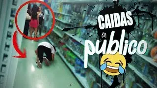Caidas En Publico//Derek Tello//2018😂💥