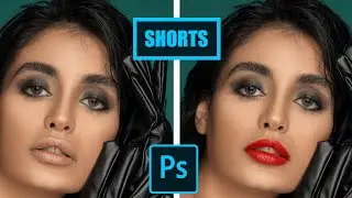 Apply realistic lipstick | Photoshop tutorial #shorts