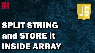 LEARN JAVASCRIPT How to split string into an array