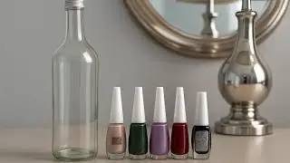 Idea with EXPIRED NAIL POLISH EASY AND ELEGANT! Nobody has shown you this before! DIY with BOTTLE😲