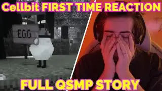 Cellbit FIRST TIME REACTION to FULL QSMP Story on QSMP Minecraft