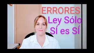 Ley SI es SI😱REBAJA de la CONDENA😱Error o acierto