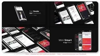 Top After Effects Projects: Mini Smart App Promo + Free Font