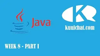 Java programming week 8 part I