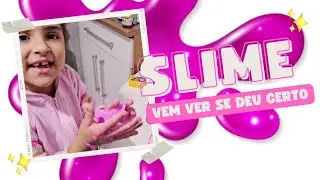 Fazendo slime pela primeira vez 😱