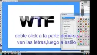 Como hacer tipos de letras en photoshop CS5 con estilos