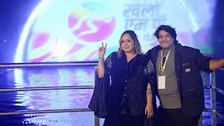 Shefali Alvares with @DivyaKumarOfficial live in Bhopal