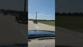 Passing a line of Model A"s?  near Lincoln Ne.