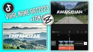 Urban Jungle Font_Tiktok New Viral Name art editing tutorial_best fonts for edits capcut