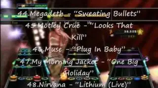 Guitar Hero 5 Song List Revealed