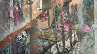MsboxART Abstzract Girl 30x40