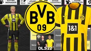 KIT DEL BORUSSIA DORTMUND TEMPORADA 22/23 PARA EL DREAM LEAGUE SOCCER 2022