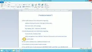 MSDB Database in SQL SERVER