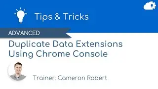 Quickly Duplicate Data Extensions in Salesforce Marketing Cloud