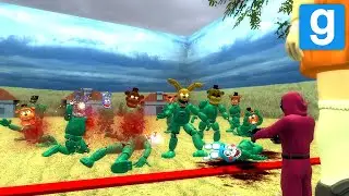 | Gmod FNAF | Squid Game | Red Light Green Light and Cookie Carving