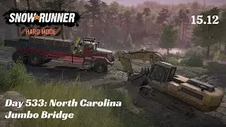 SnowRunner Hard Mode - R15 E12 - Jumbo Bridge