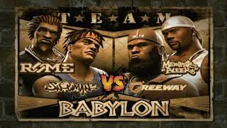 Def Jam Fight For NY | ROME & SNOWMAN vs FREEWAY & MEMPHIS BLEEK | HARD! (PS3 1080p)