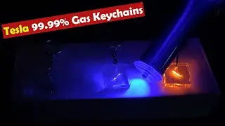 99.99% Pure Elemental Gas Keychains for Tesla Coil 🗲 Gadgetify 🗲