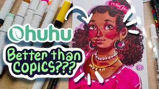 Ohuhu Markers First Impressions 🖋️ Trying Ohuhu Markers for the First Time